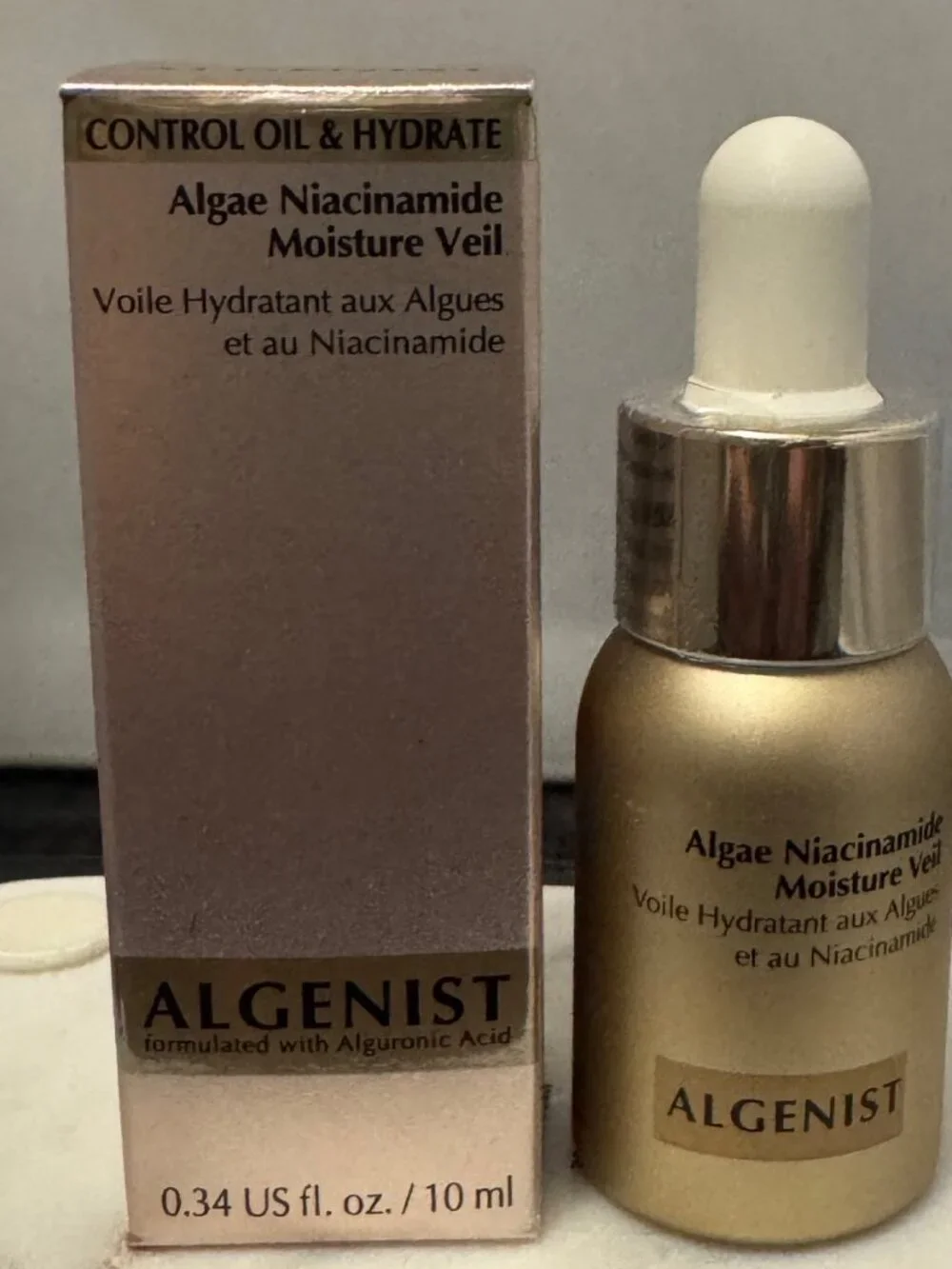 3 bottles Algenist Control Oil and Hydrate Moisture Veil